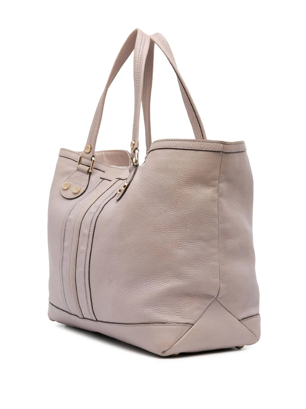 Pre-OwnedGucci Pre-Owned2016-2025 Large Pebbled Calfskin Sunset tote bag