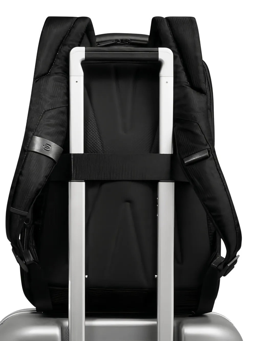 PIQUADROzip-detail laptop backpack