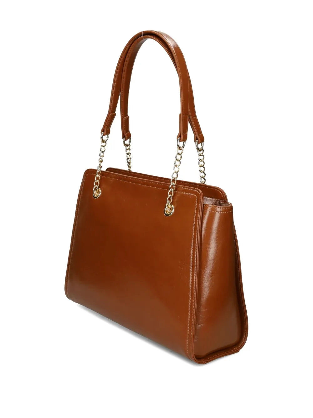 Love Moschinologo-plaque studded shoulder bag