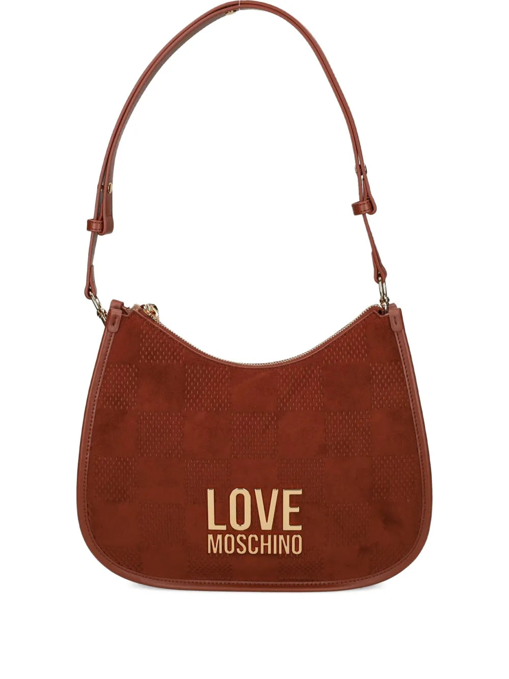Love Moschinochecked-pattern shoulder bag