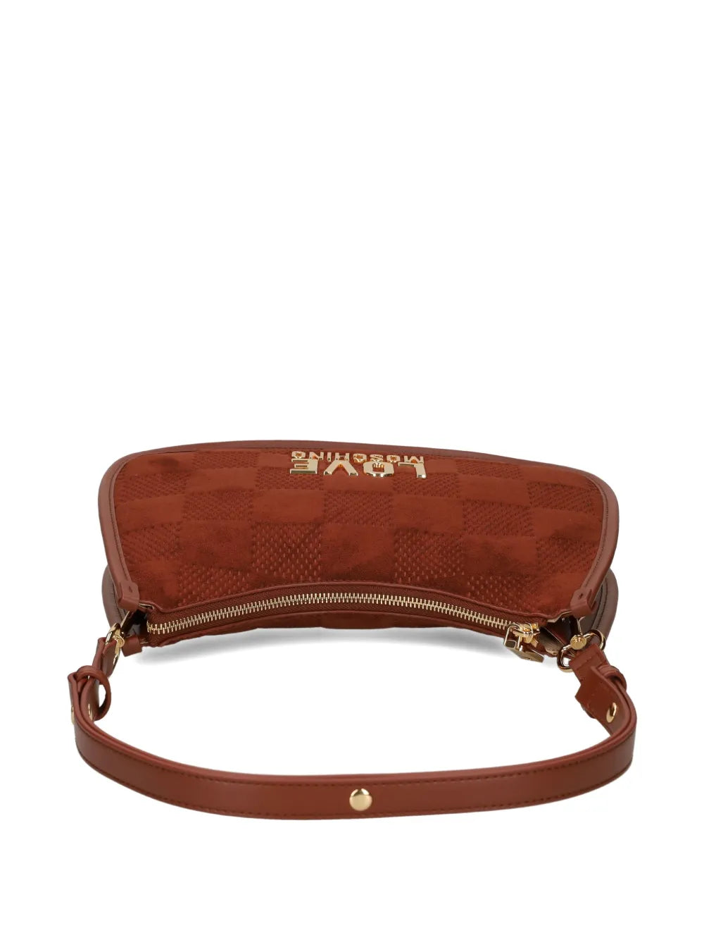 Love Moschinochecked-pattern shoulder bag