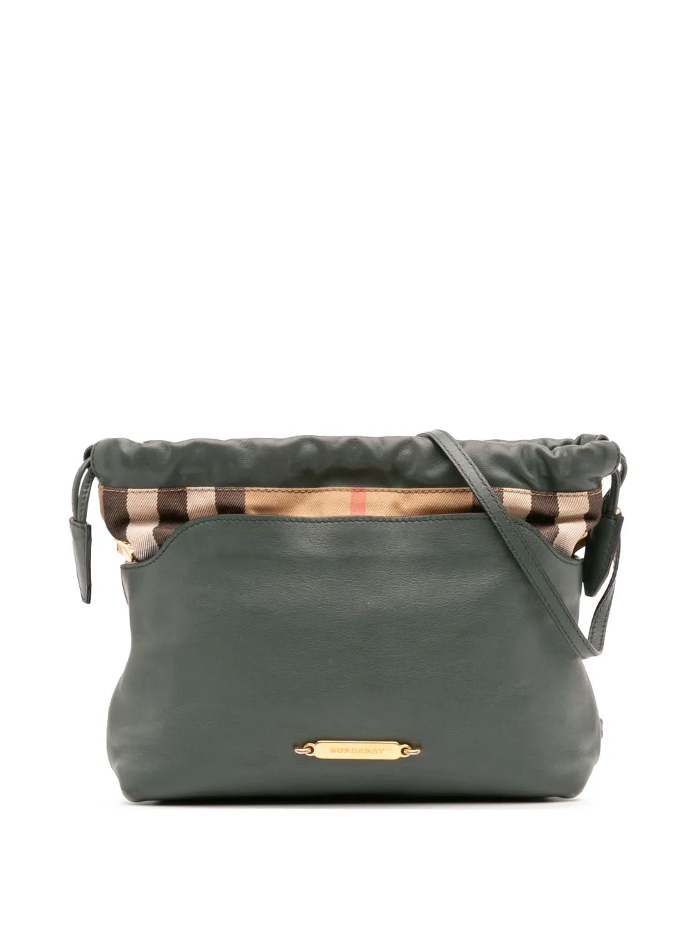 Pre-OwnedBurberry Pre-Owned2000-2017 House Check Canvas and Calfskin Little Crush crossbody bag