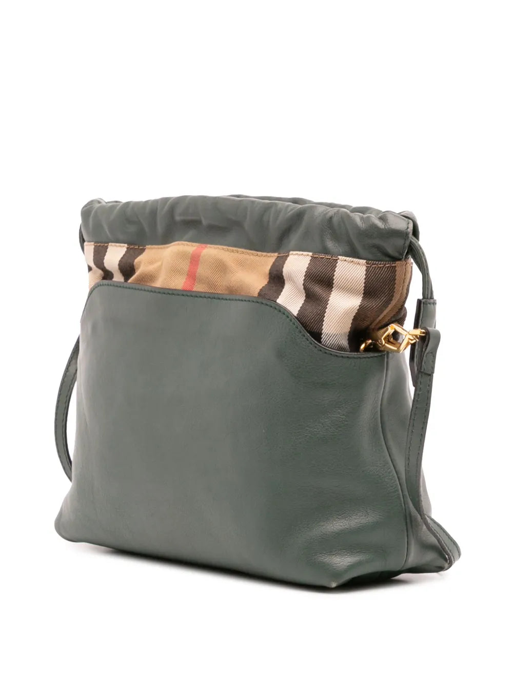 Pre-OwnedBurberry Pre-Owned2000-2017 House Check Canvas and Calfskin Little Crush crossbody bag
