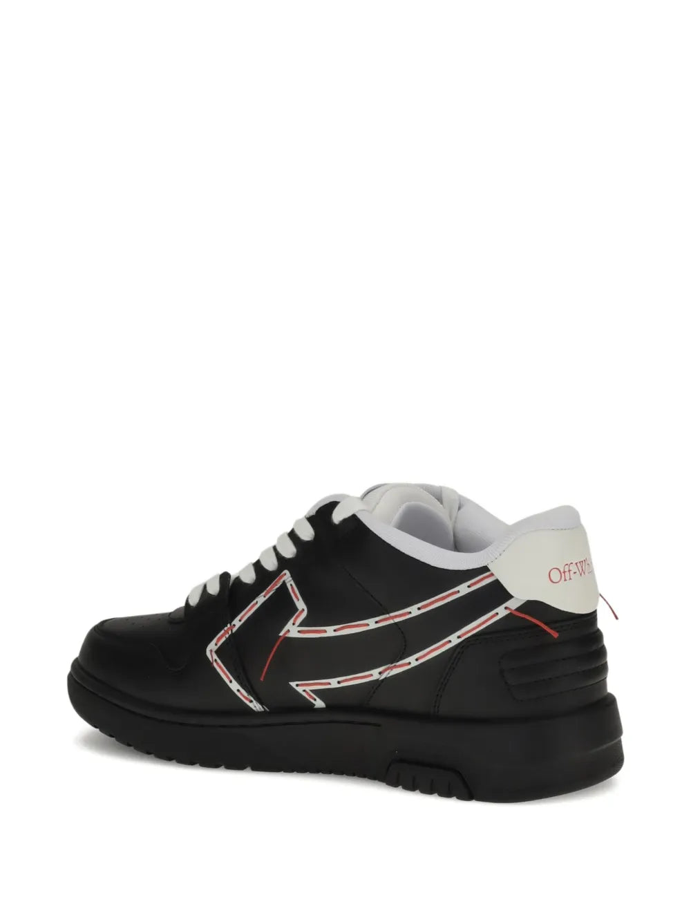 Off-White Arrow-Detail Leather Sneakers