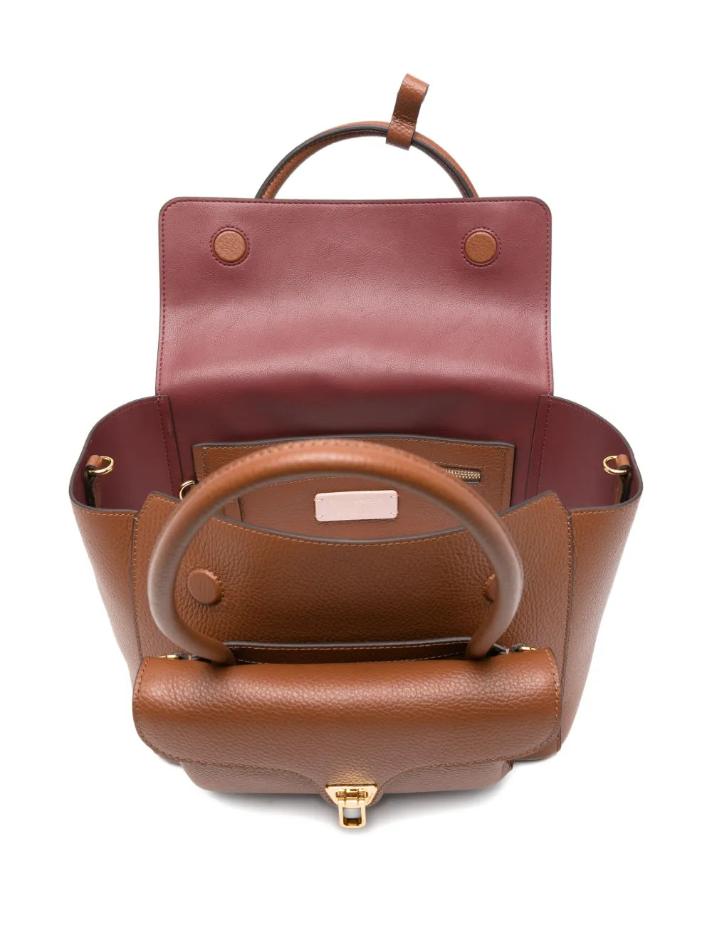 Coccinelleflap-pocket chain shoulder bag