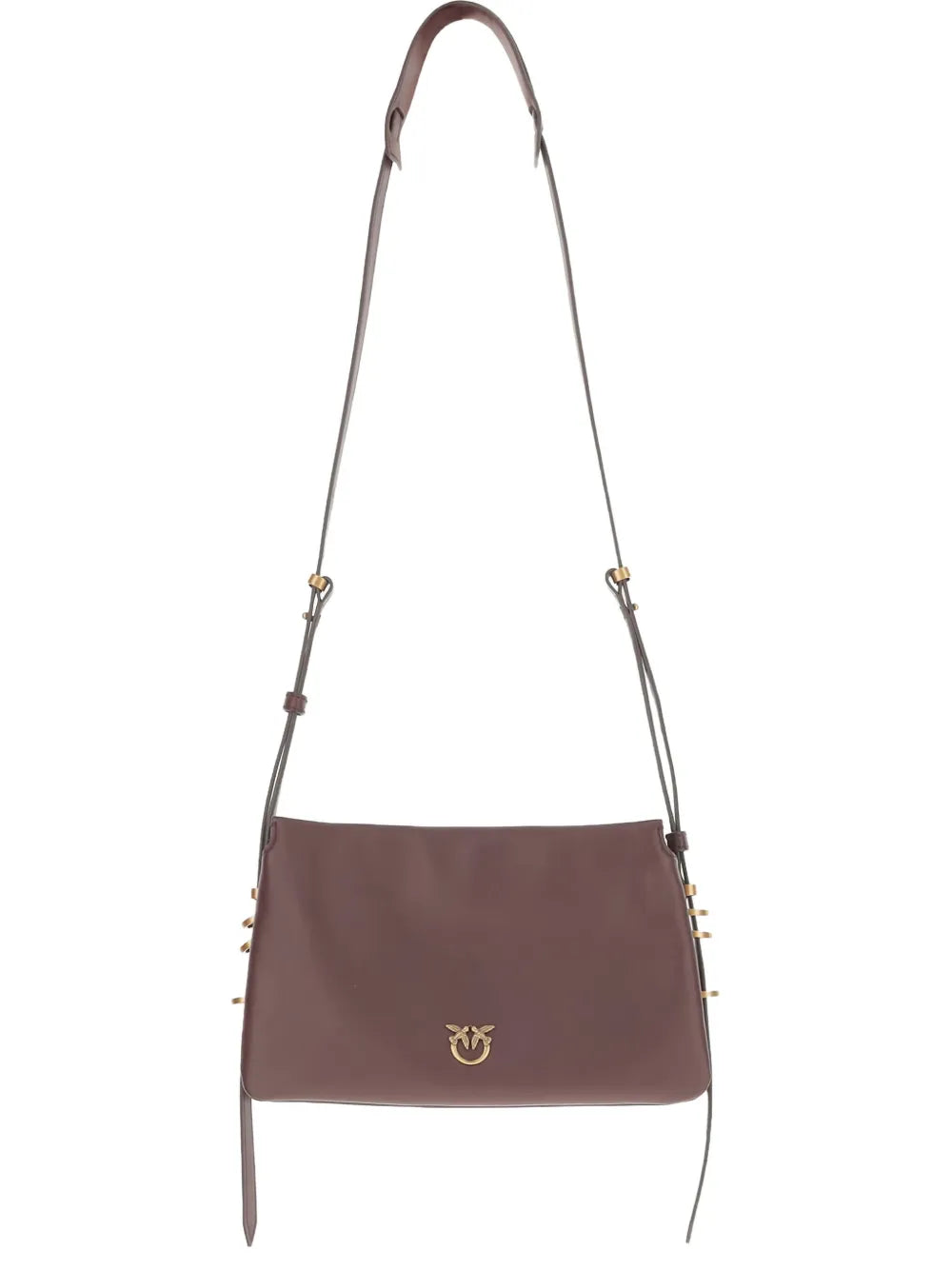 PINKOlogo-detail calfskin crossbody bag
