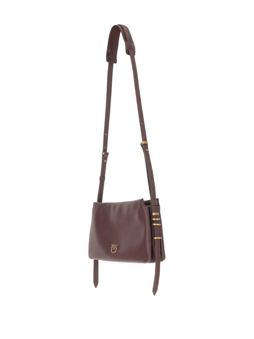 PINKOlogo-detail calfskin crossbody bag