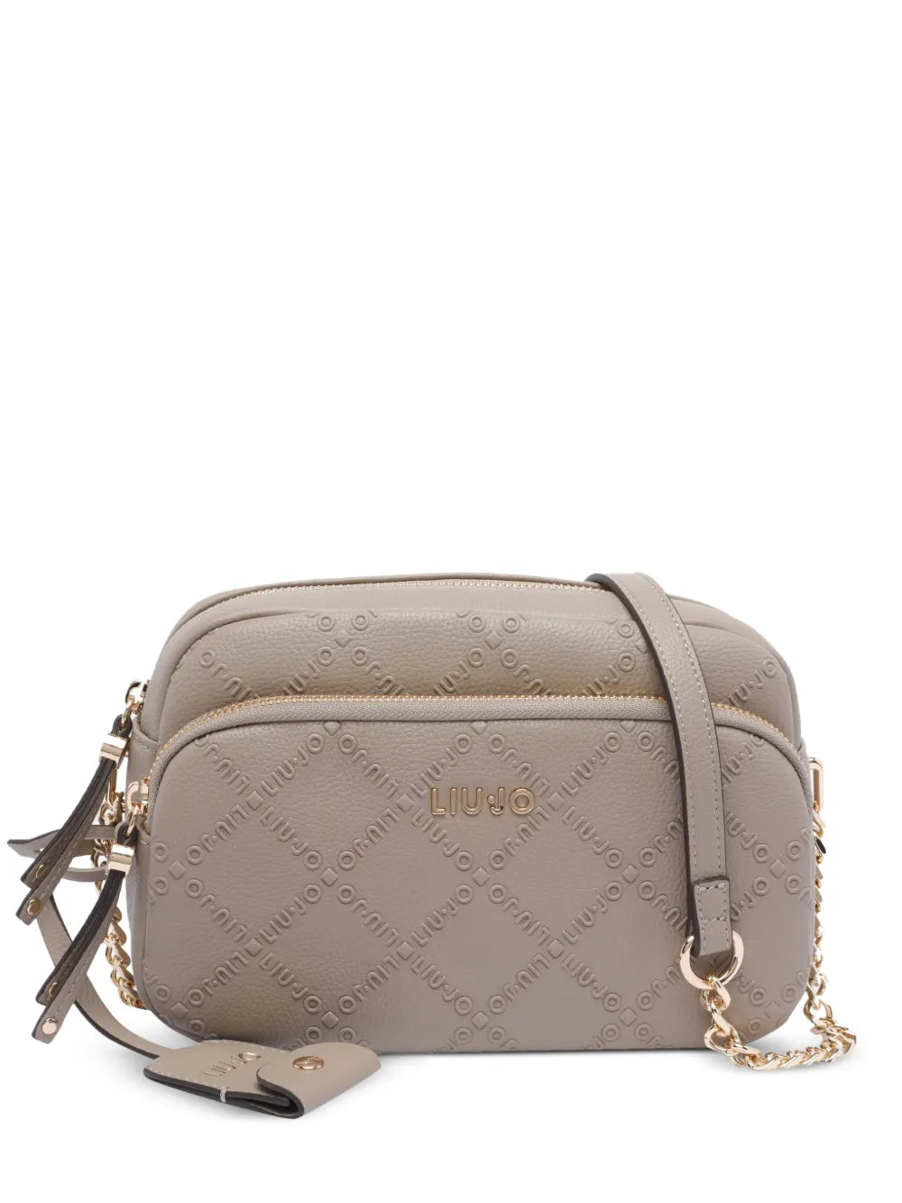 LIU JOlogo-embossed chain-strap shoulder bag