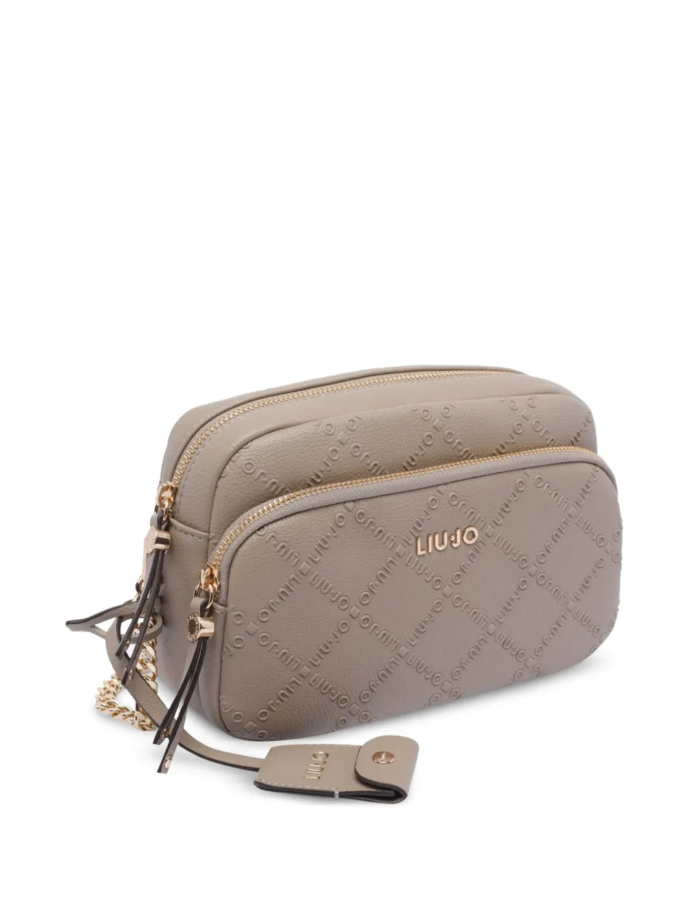 LIU JOlogo-embossed chain-strap shoulder bag