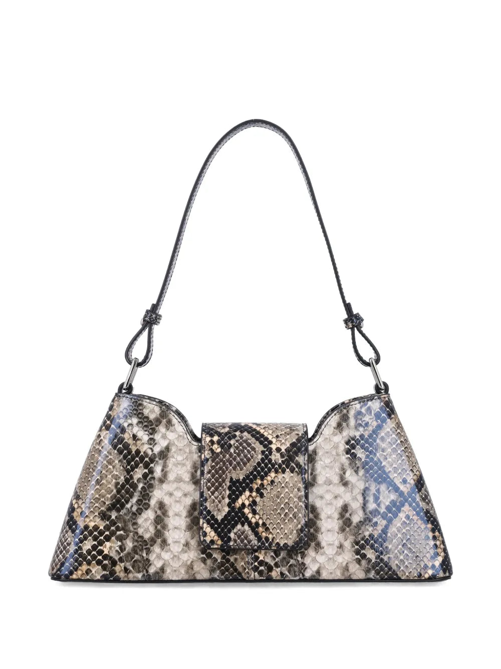Justine ClenquetMarla python-print shoulder bag
