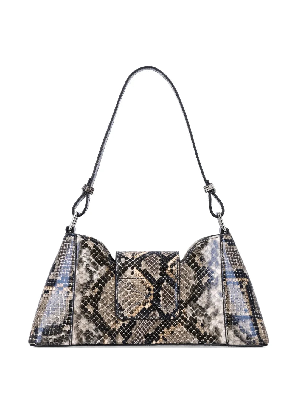 Justine ClenquetMarla python-print shoulder bag