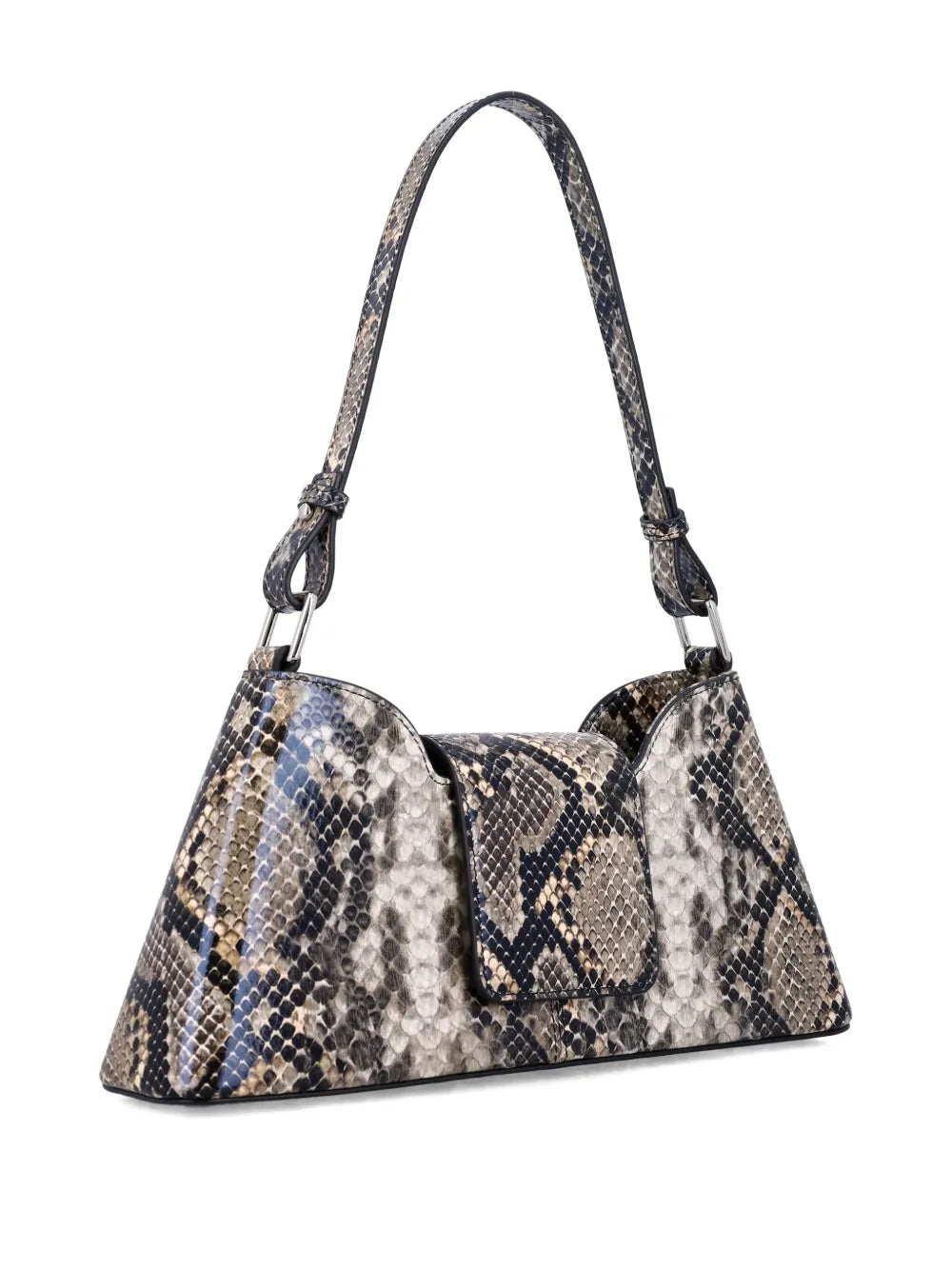 Justine ClenquetMarla python-print shoulder bag