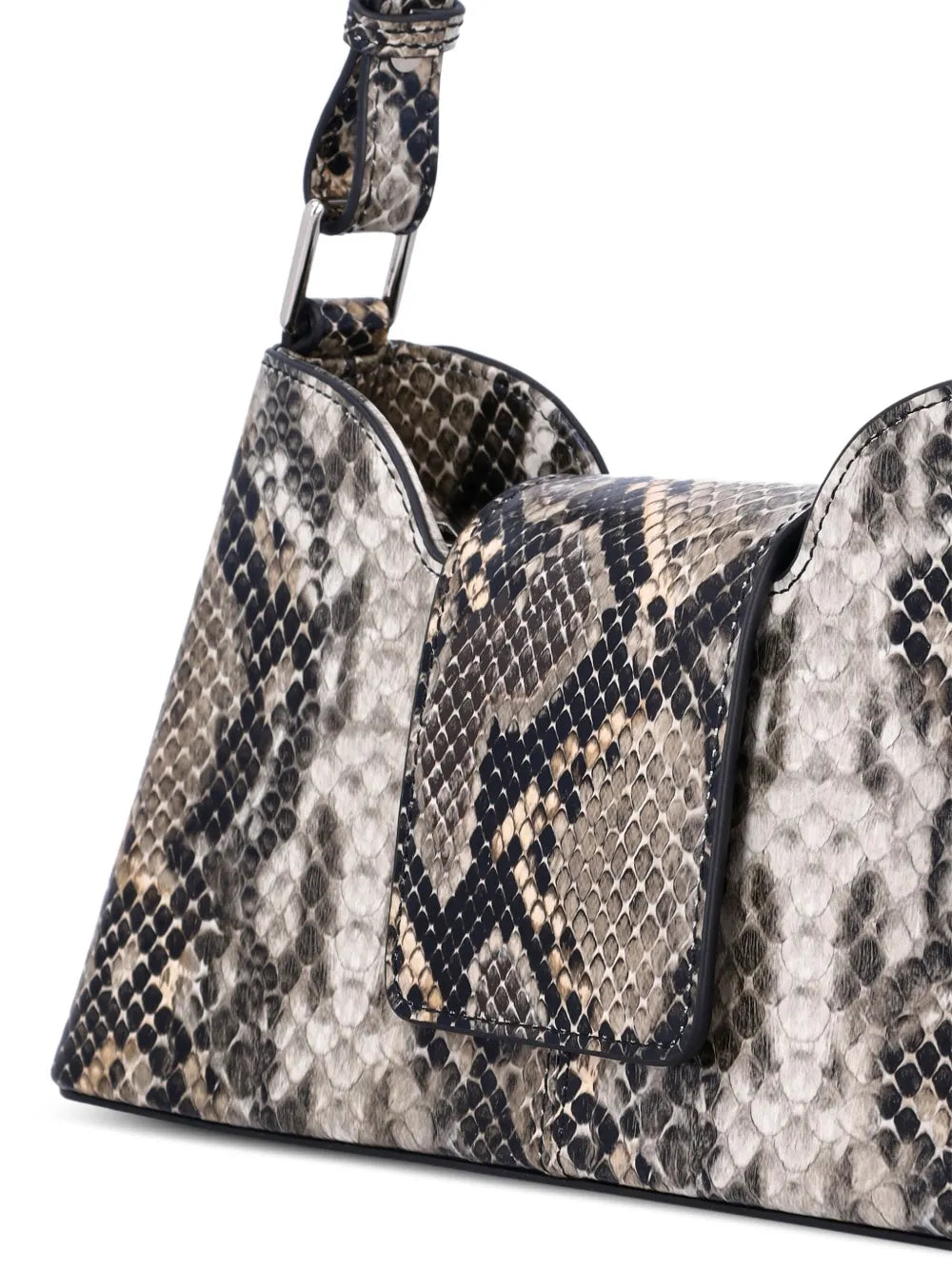 Justine ClenquetMarla python-print shoulder bag