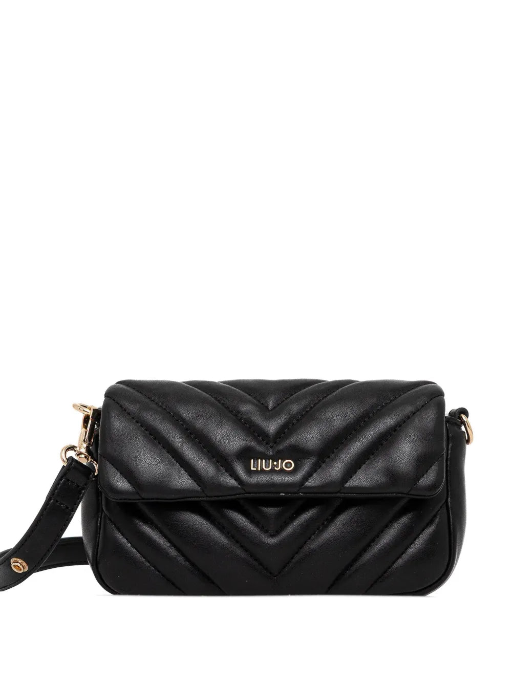 LIU JOchevron-pattern crossbody bag
