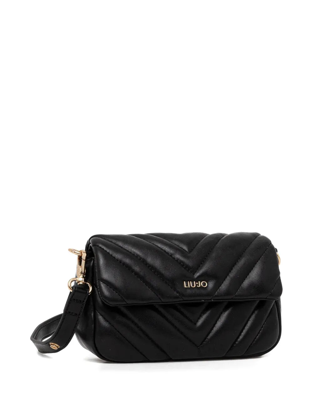 LIU JOchevron-pattern crossbody bag