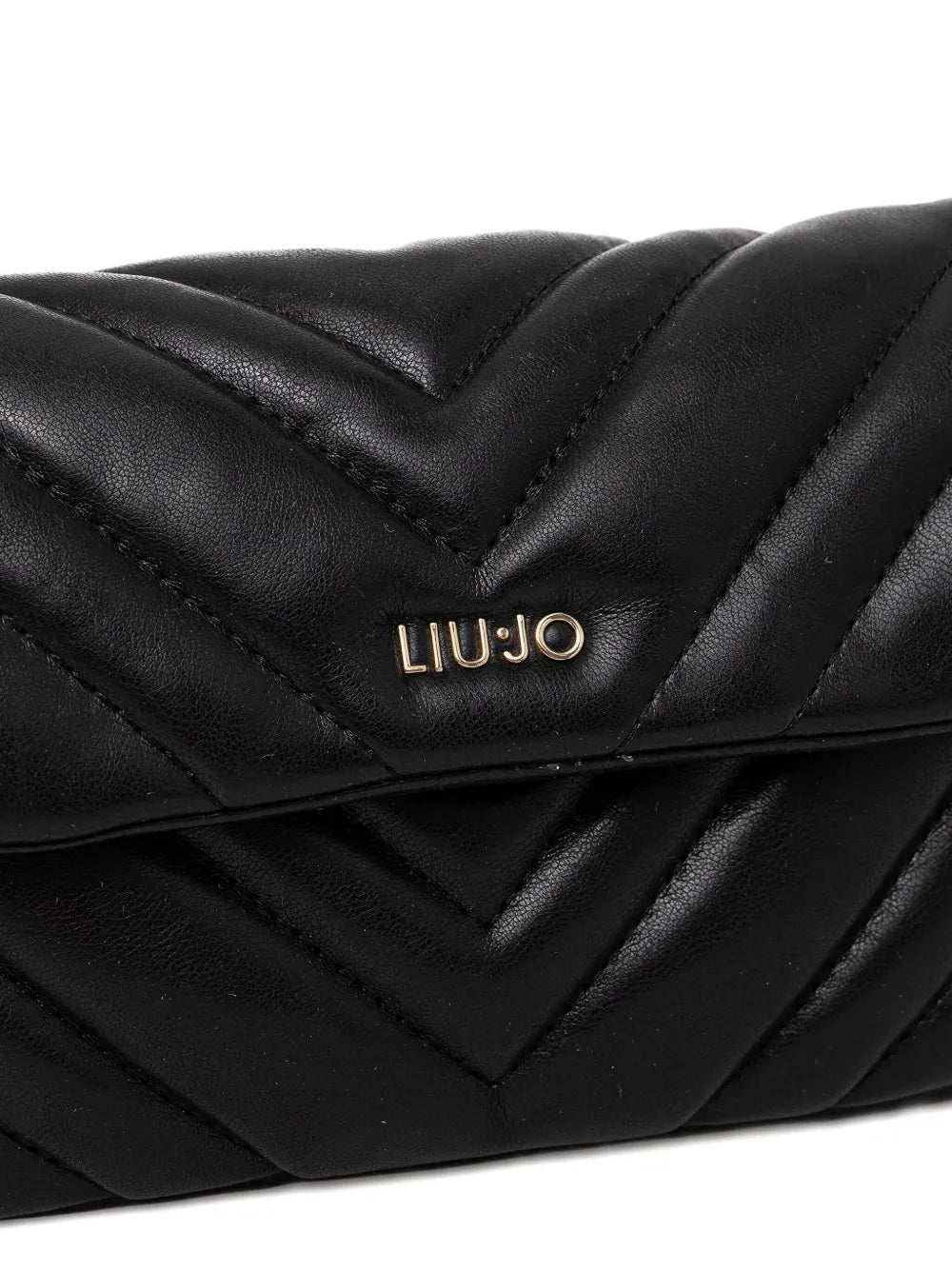 LIU JOchevron-pattern crossbody bag