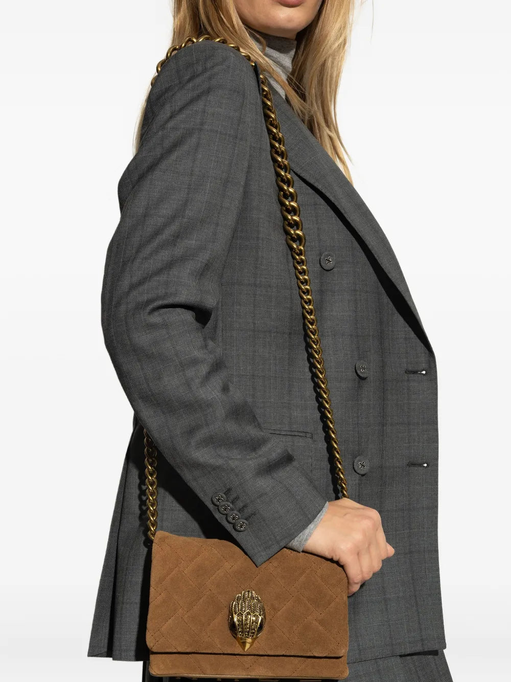 Kurt Geiger Londonmini Kensington quilted cross body bag