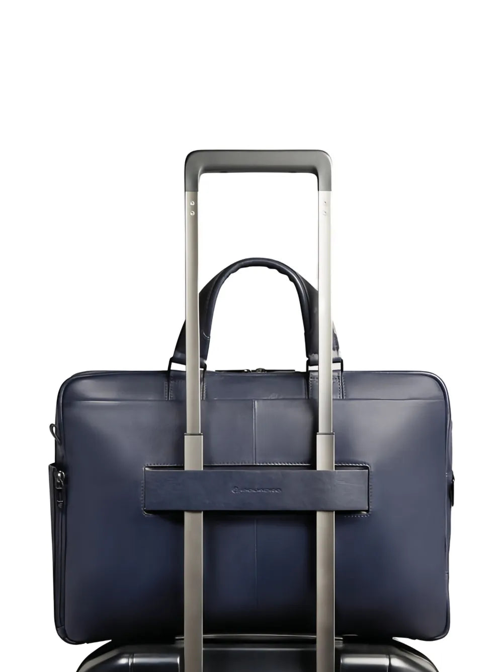 PIQUADROzip leather laptop bag