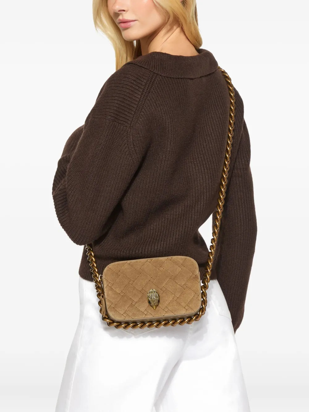 Kurt Geiger Londonsmall Kensington eagle-embellishment cross body bag