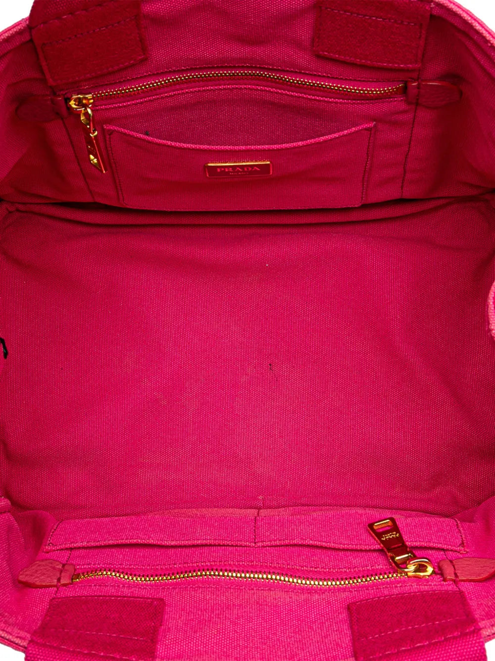 Pre-OwnedPrada Pre-Owned2013-2025 Canvas Canapa Logo satchel