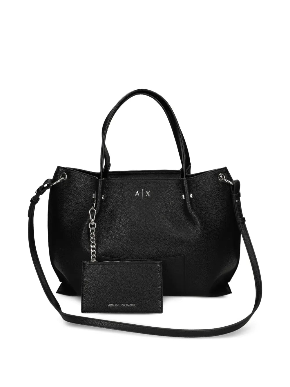 Armani Exchangelogo-detail tote bag