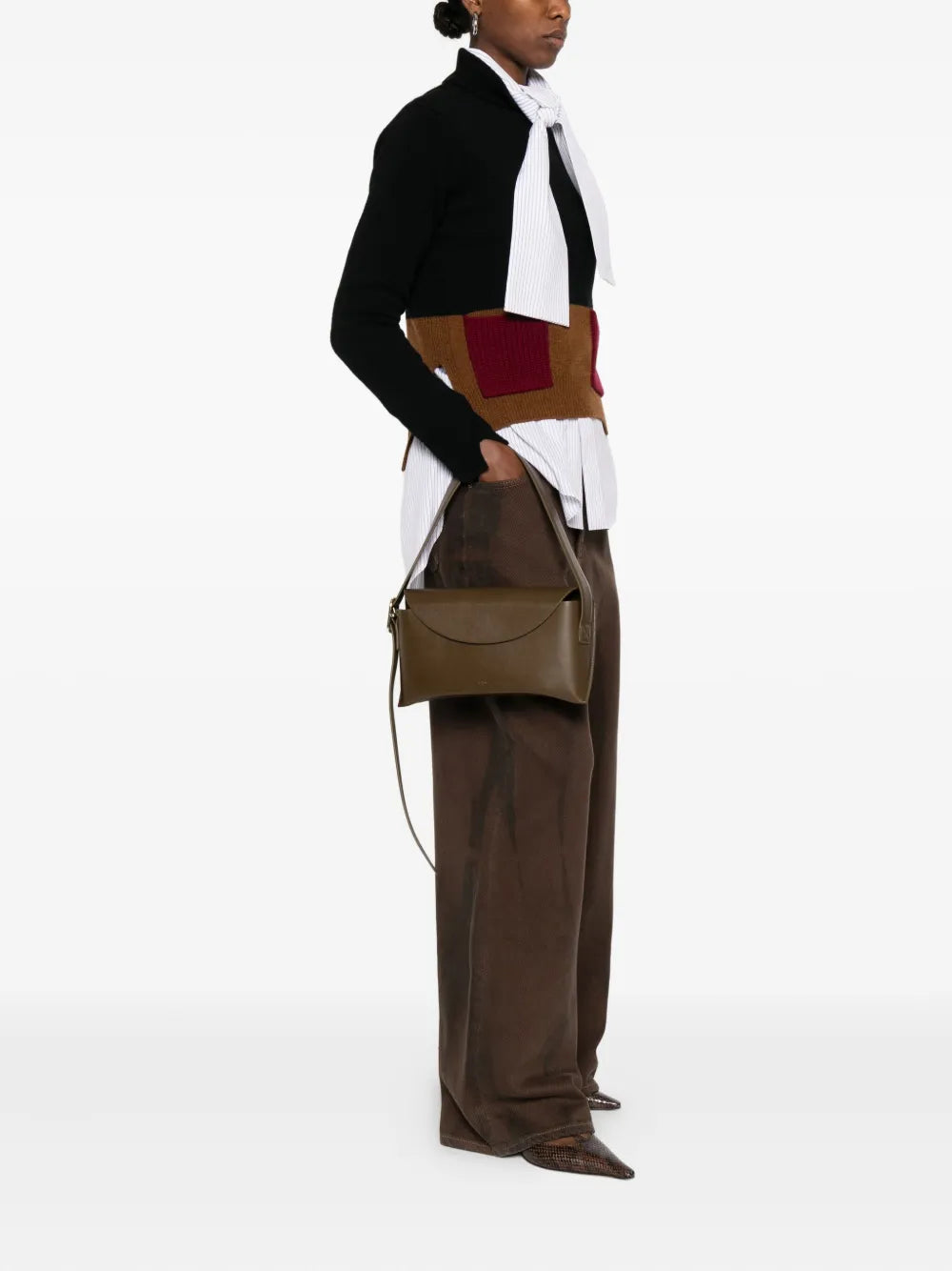 SALCEAida leather tote bag