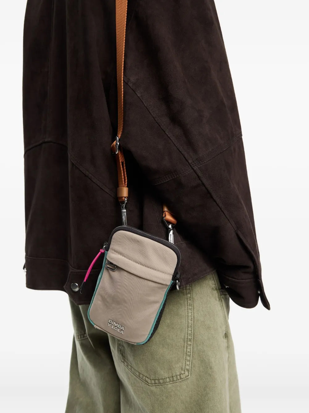 Bimba y Lolazip-fastening cross body bag