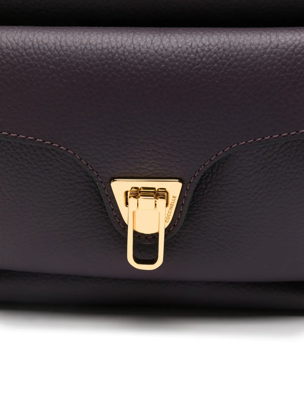 Coccinelleknotted-handle leather shoulder bag