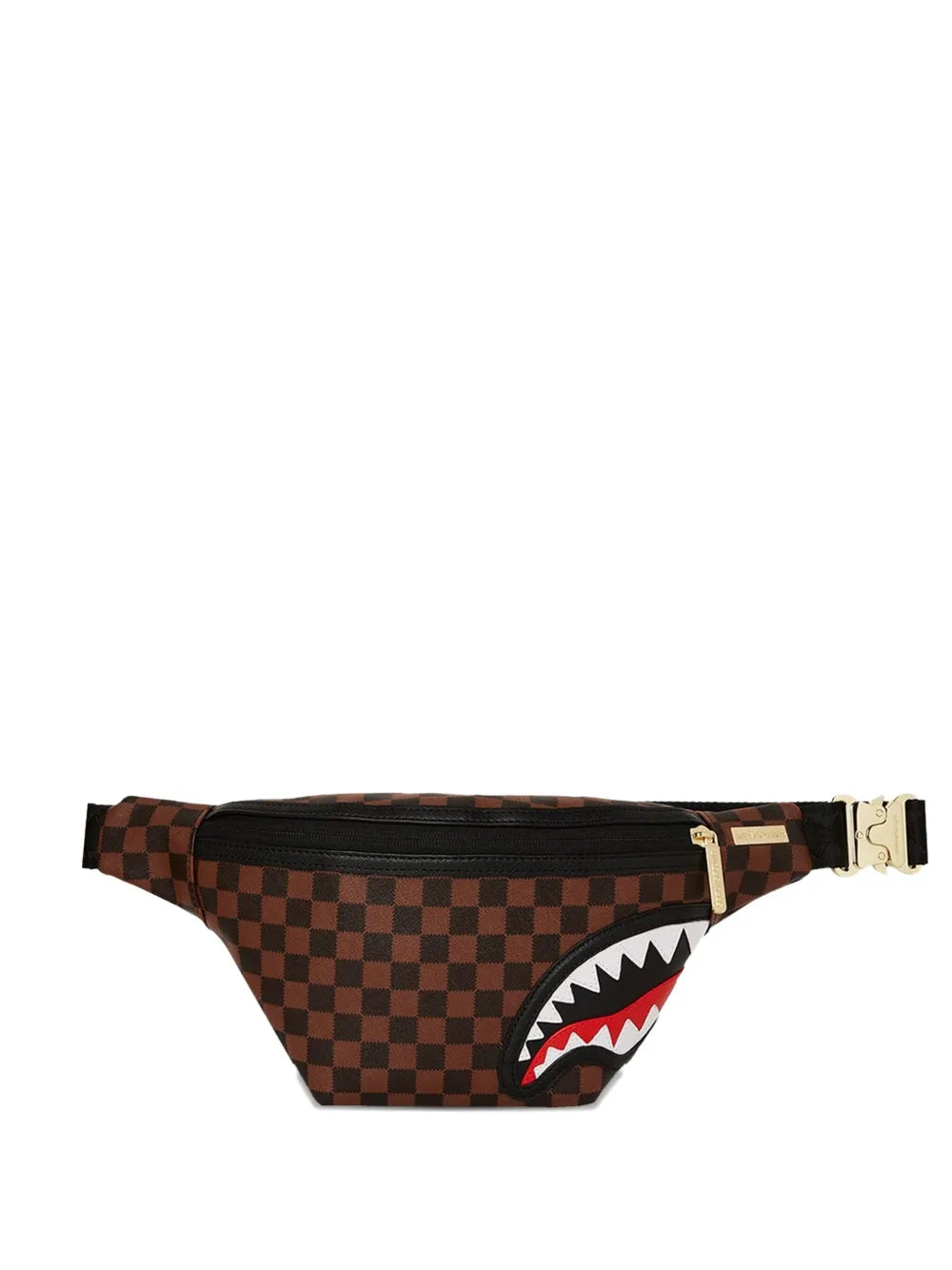 Spraygroundcheck-pattern belt bag