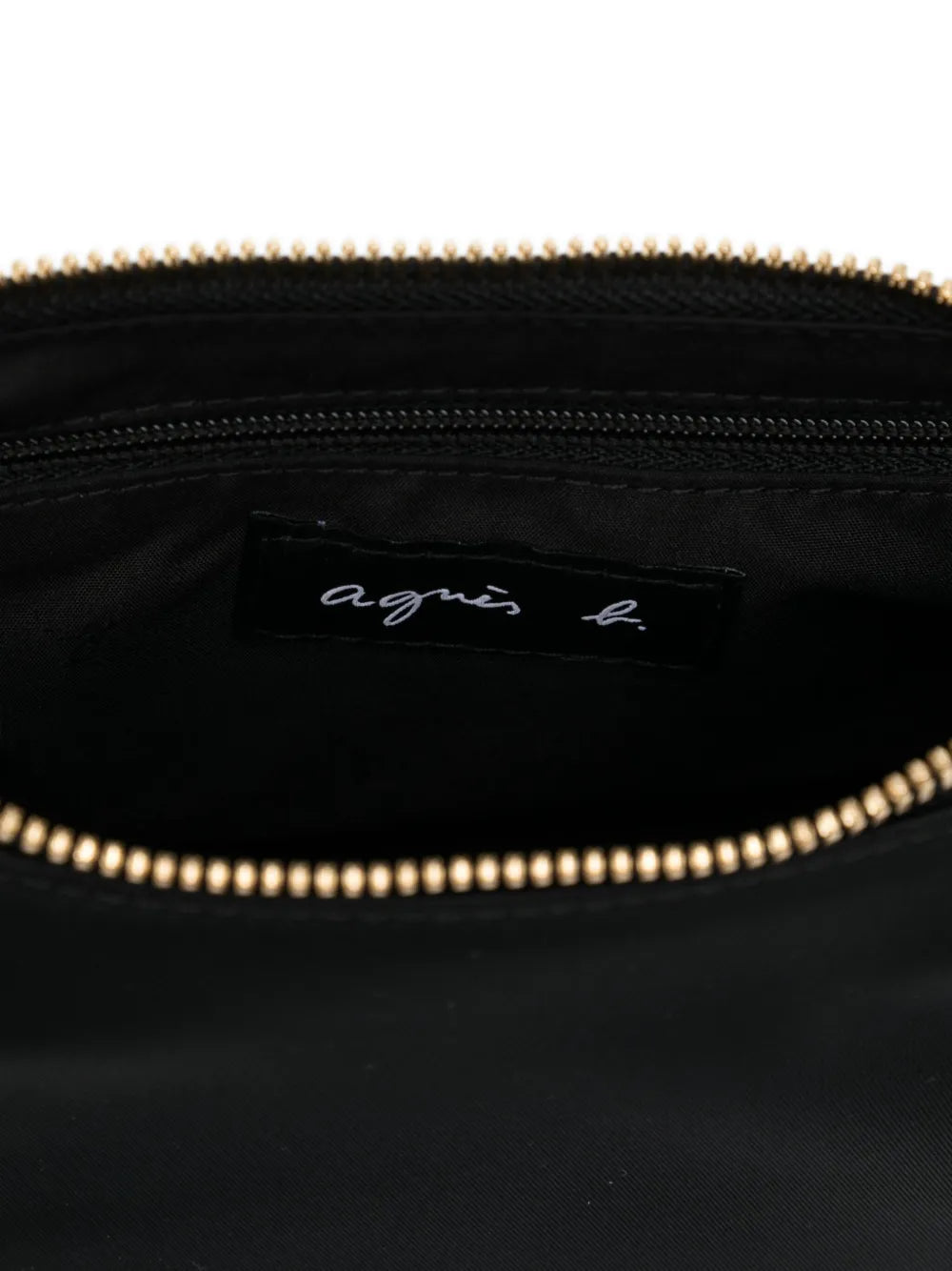 agn b. small logo-plaque shoulder bag