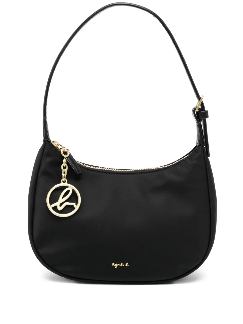 agn b. small logo-plaque shoulder bag