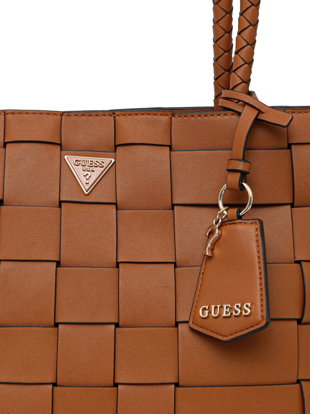 GUESS USAMaylee logo-plaque tote bag