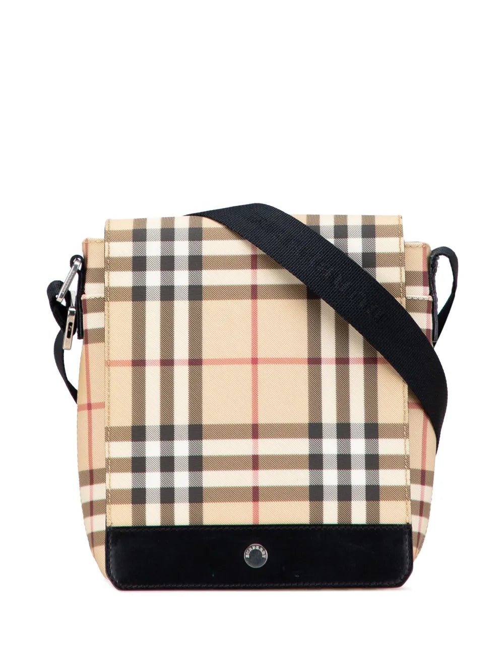 Pre-OwnedBurberry Pre-Owned2003 House Check Canvas Flap crossbody bag