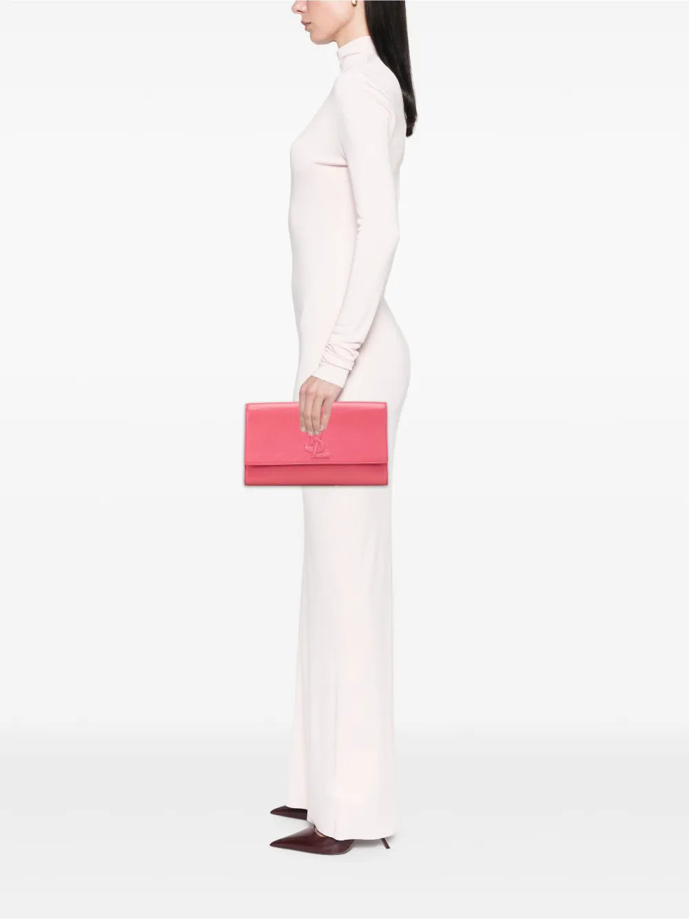 Pre-OwnedSaint Laurent Pre-Owned2000-2012 Large Leather Belle de Jour clutch bag