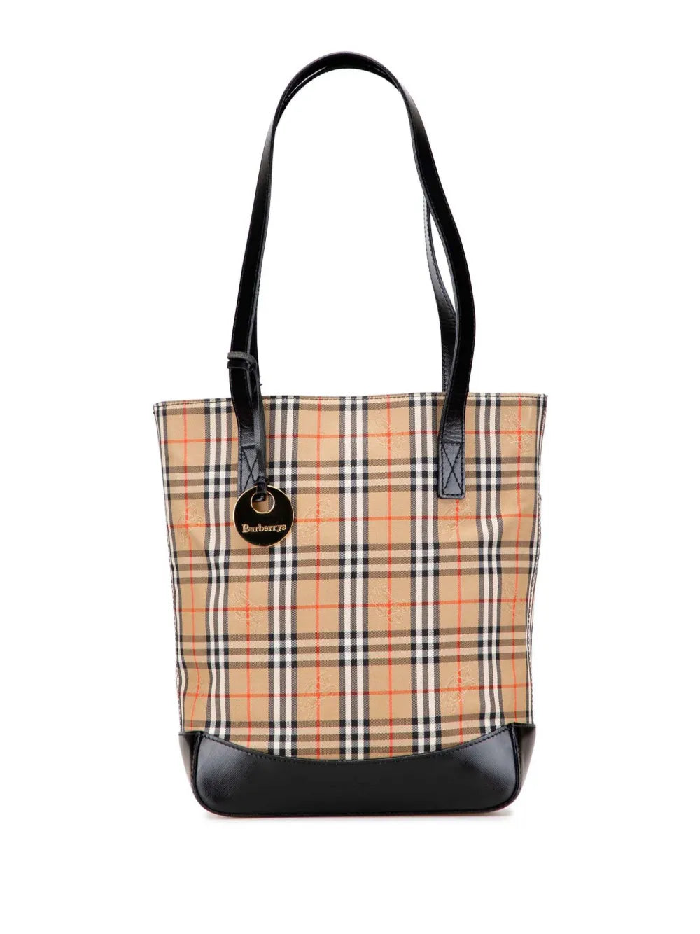 Pre-OwnedBurberry Pre-Owned20th Century Haymarket Check Canvas tote bag