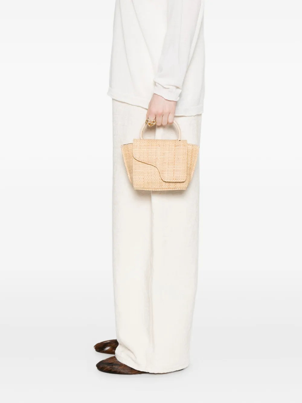 ATP AtelierMontalcino raffia tote bag