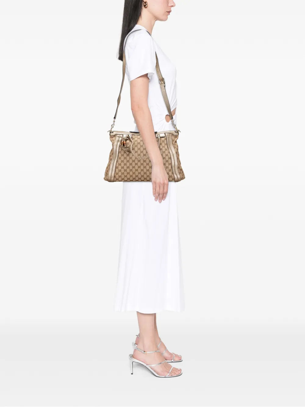 Pre-OwnedGucci Pre-Owned2016-2025 GG Canvas Bella Convertible Tote satchel