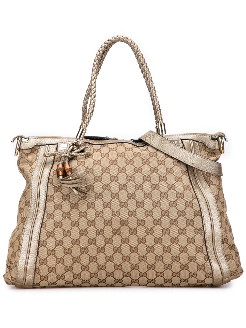Pre-OwnedGucci Pre-Owned2016-2025 GG Canvas Bella Convertible Tote satchel