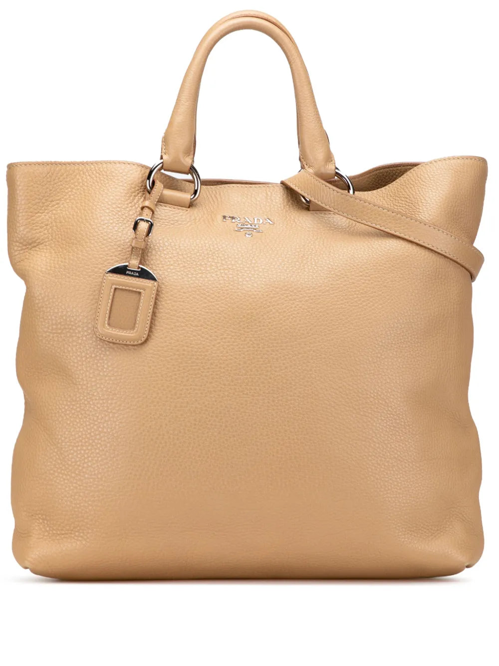 Pre-OwnedPrada Pre-Owned2000-2025 Vitello Daino Open Convertible Tote satchel
