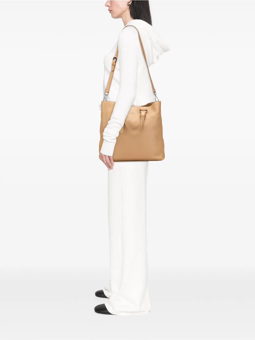 Pre-OwnedPrada Pre-Owned2000-2025 Vitello Daino Open Convertible Tote satchel