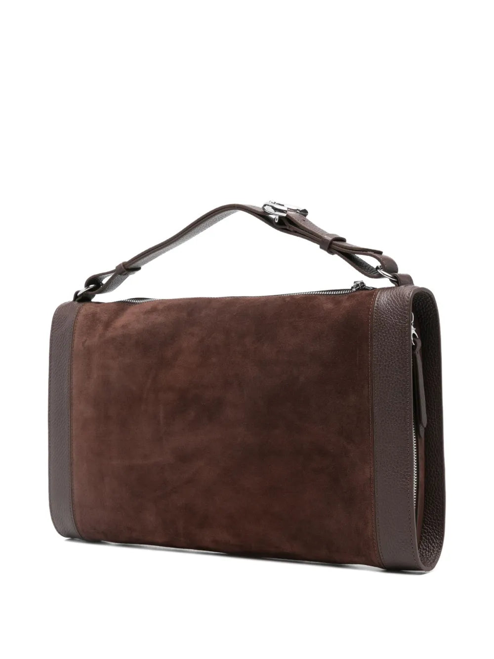 Coccinellesuede panelled tote bag