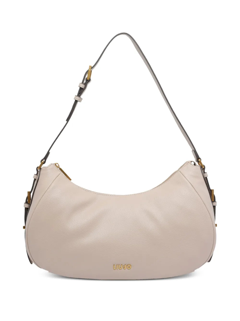 LIU JOzip-fastening curved shoulder bag