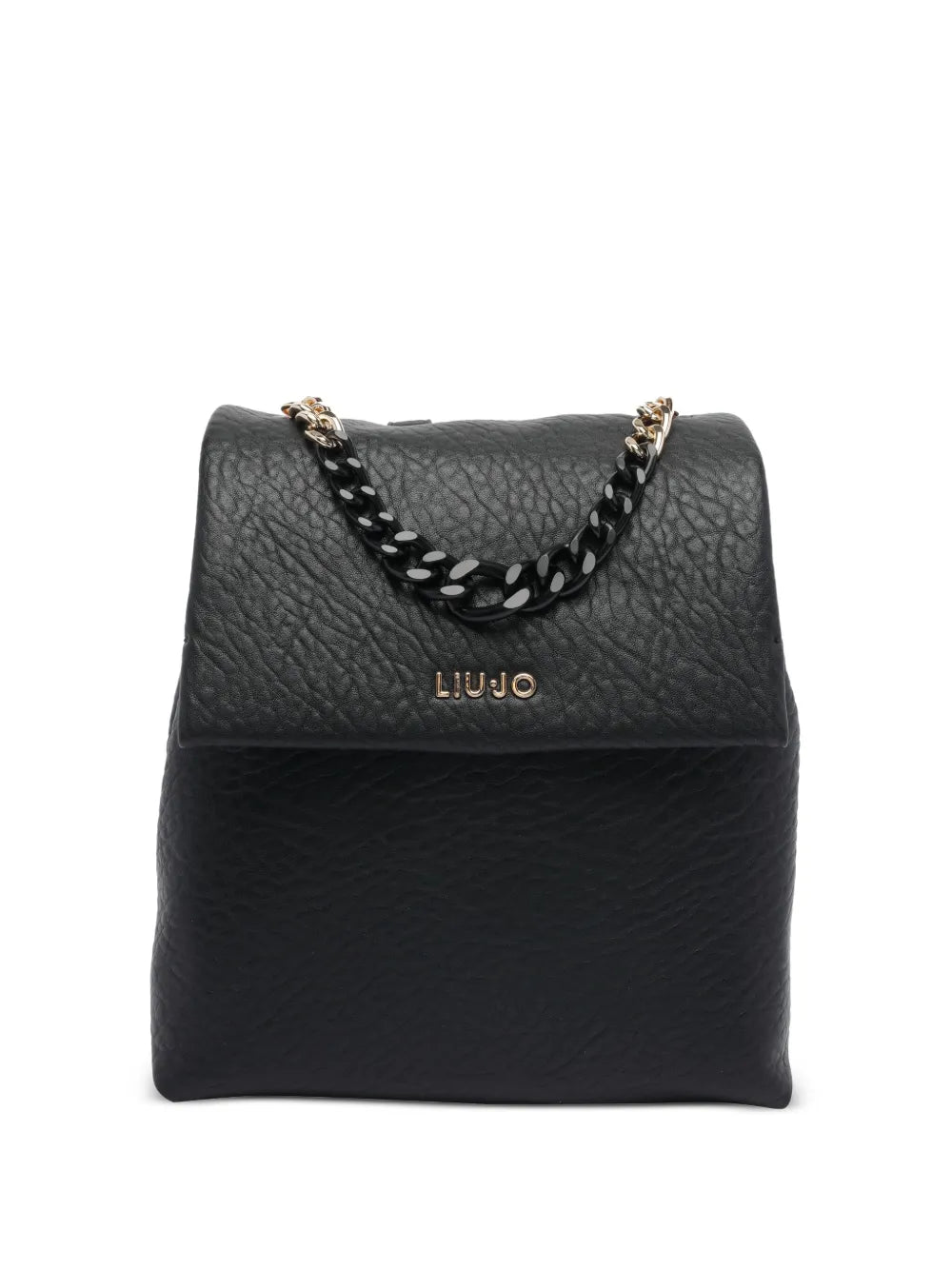 LIU JOfaux-leather backpack