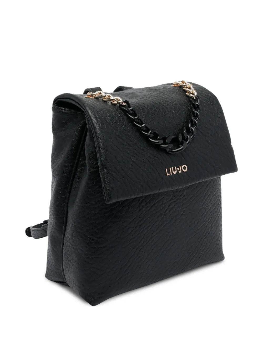 LIU JOfaux-leather backpack