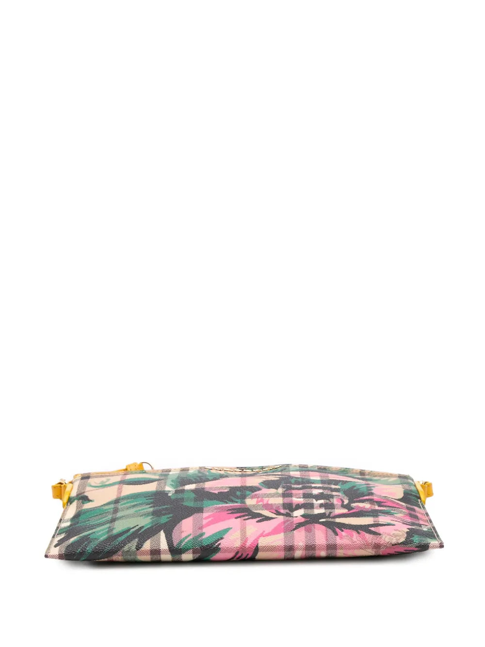 Pre-OwnedBurberry Pre-Owned2000-2017 Haymarket Check Coated Canvas Floral Print crossbody bag