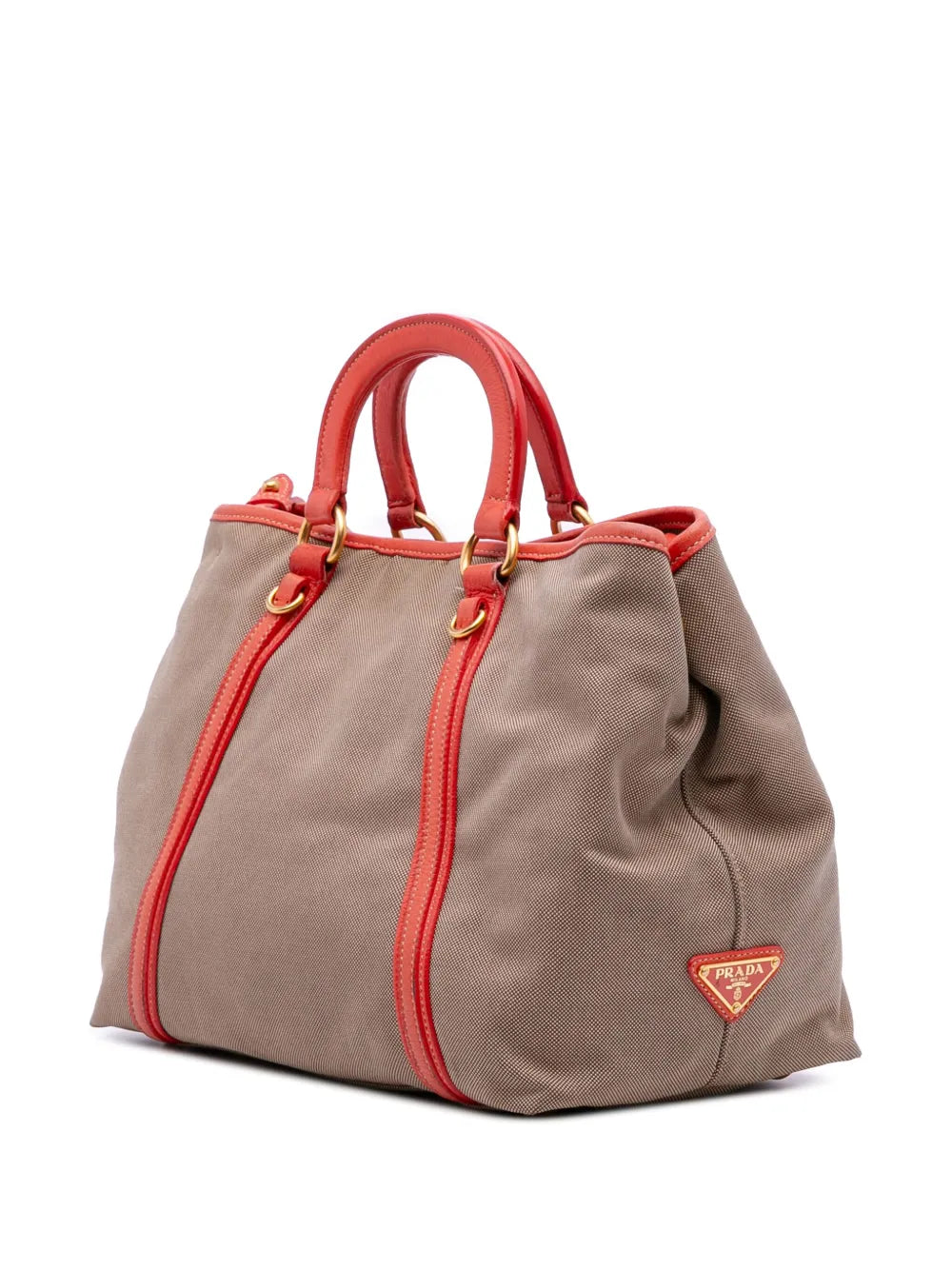 Pre-OwnedPrada Pre-Owned2013-2025 Canvas Canapa Logo Bow satchel