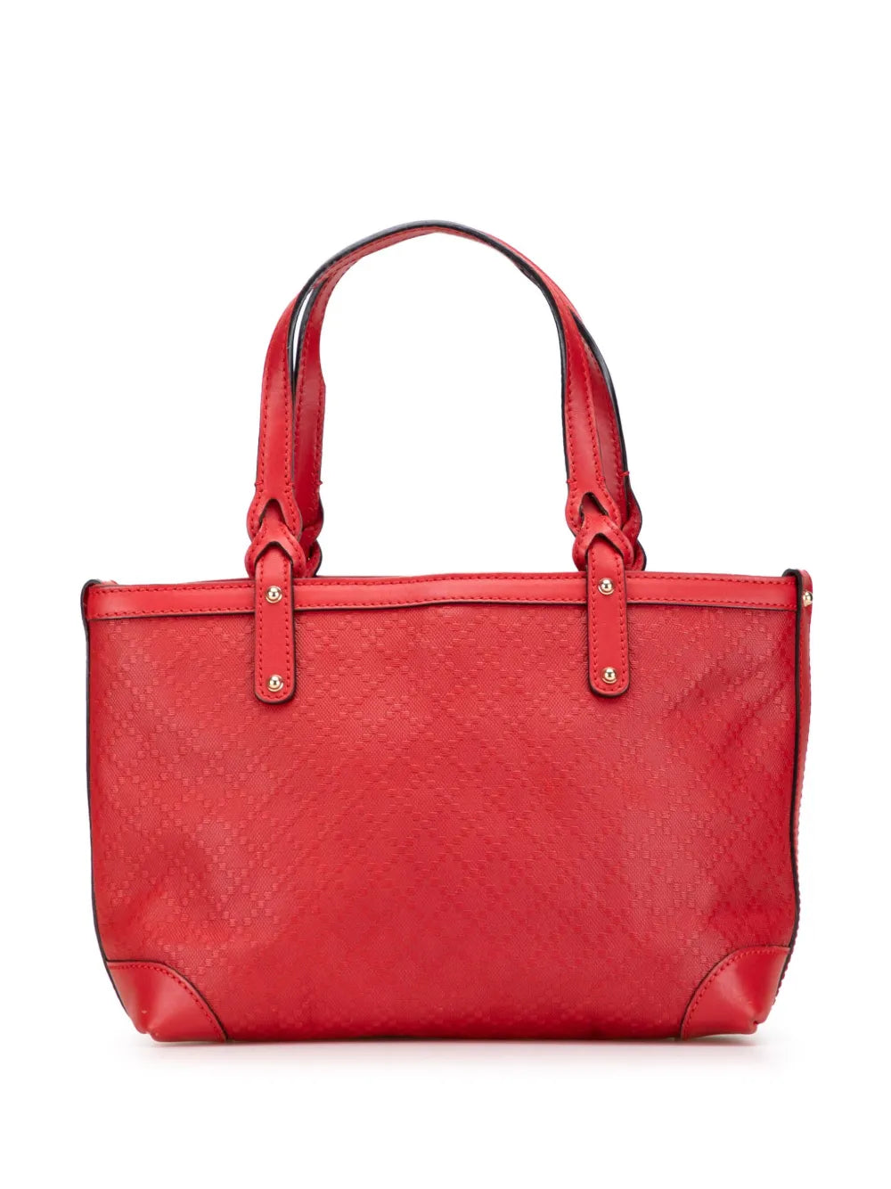 Pre-OwnedGucci Pre-Owned2016-2025 Small Diamante Leather Craft tote bag