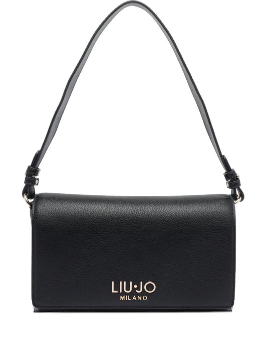 LIU JOsmall logo-plaque shoulder bag