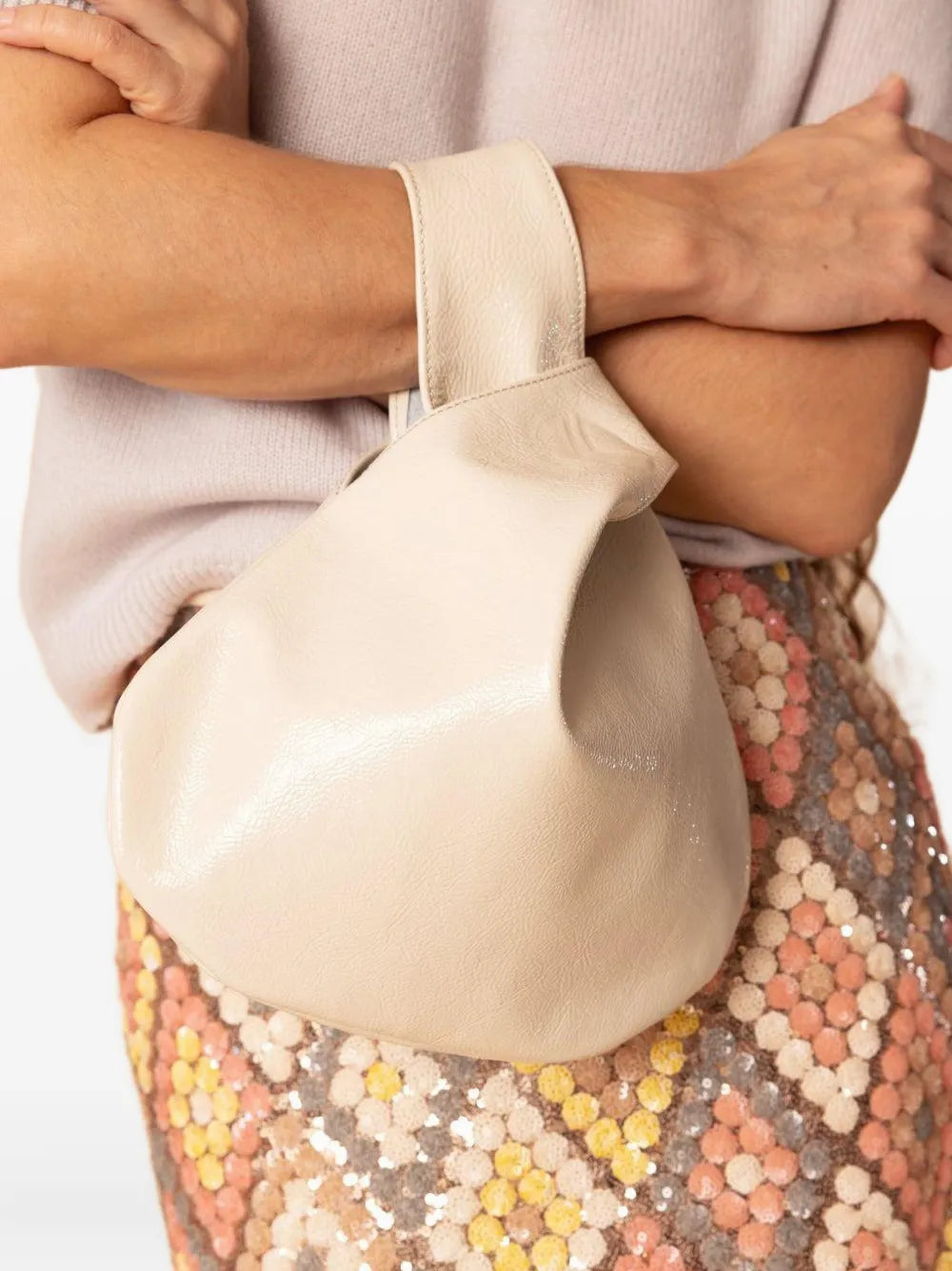 MARY SMALLWOODNexus heart-embellishment leather tote bag