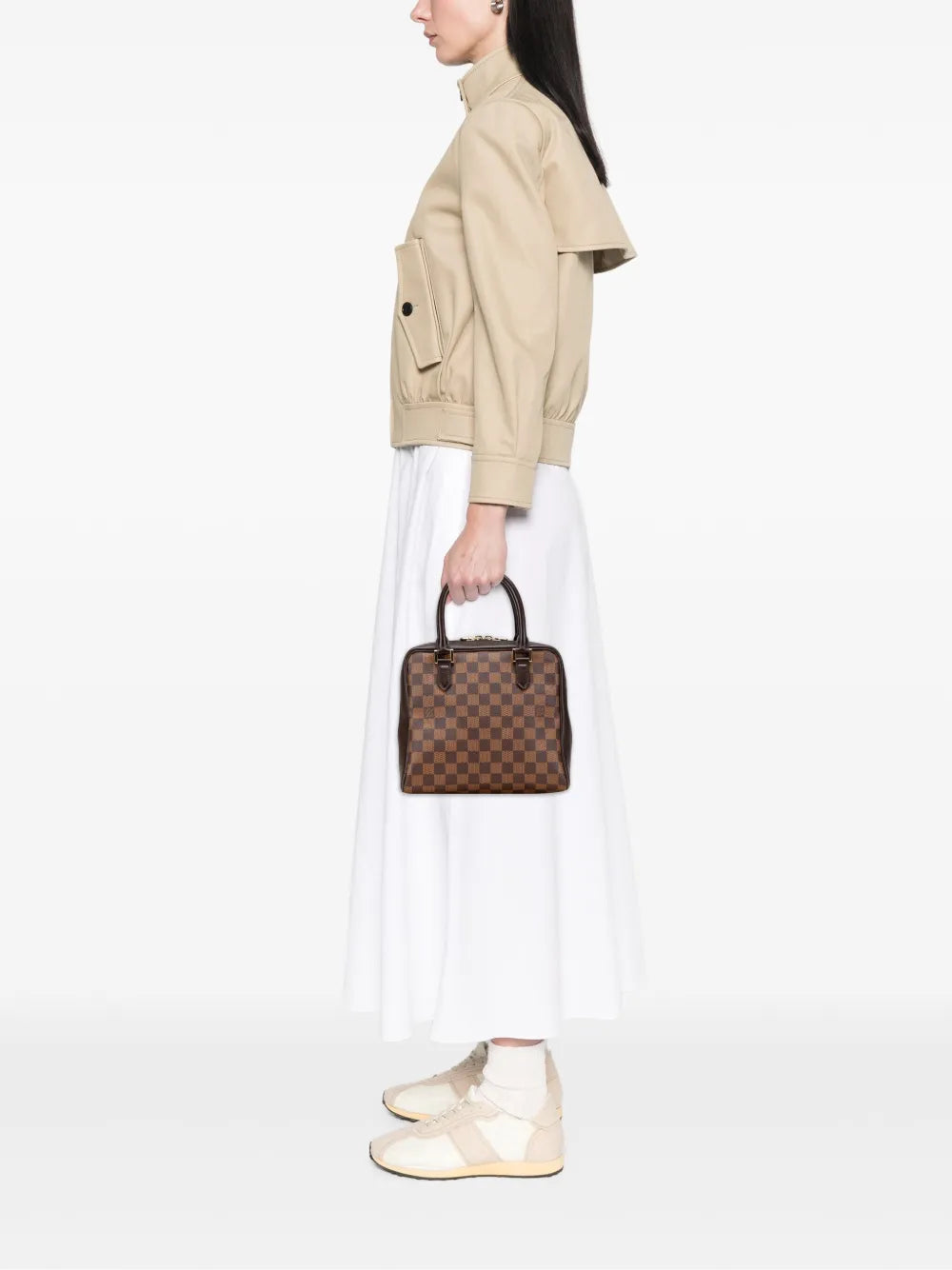 Pre-OwnedLouis Vuitton Pre-Owned1998 Damier Ebene Brera handbag